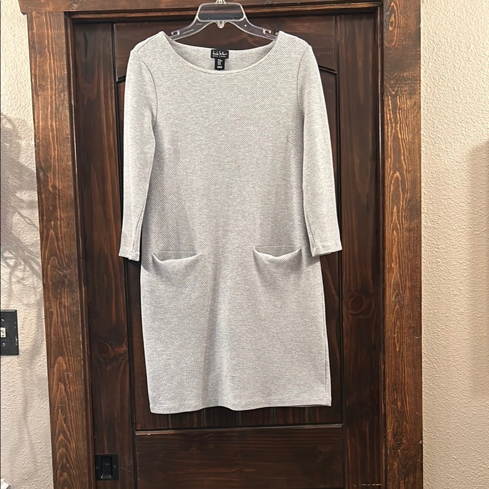 Nicole Miller Misses Women's Grey Dress